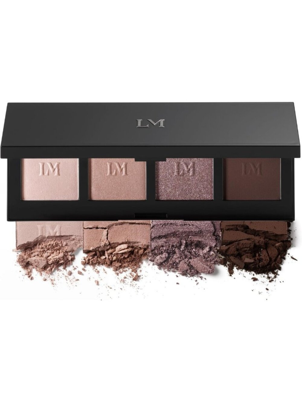 Luxury Caviar Eyeshadow Quad - 4 Rich Shades for Stunning Eye Looks, 0.21 oz